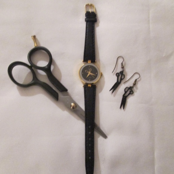 COSMETOLOGY WATCH AND EARRINGS – NWOT/NWT - Picture 1 of 8